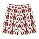 Calavera Girl Skull Pattern Print Men's Swim Trunks