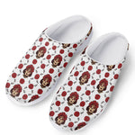 Calavera Girl Skull Pattern Print Mesh Casual Shoes