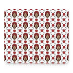 Calavera Girl Skull Pattern Print Mouse Pad