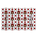 Calavera Girl Skull Pattern Print Placemat