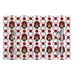 Calavera Girl Skull Pattern Print Placemat