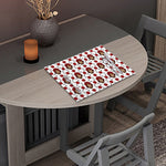 Calavera Girl Skull Pattern Print Placemat