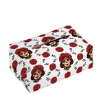 Calavera Girl Skull Pattern Print Rectangle Tissue Box Cover