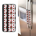 Calavera Girl Skull Pattern Print Refrigerator Handle Covers