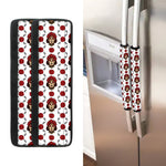 Calavera Girl Skull Pattern Print Refrigerator Handle Covers