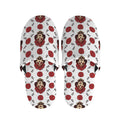 Calavera Girl Skull Pattern Print Slippers