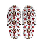Calavera Girl Skull Pattern Print Slippers