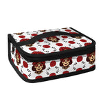 Calavera Girl Skull Pattern Print Small Lunch Bag