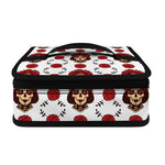 Calavera Girl Skull Pattern Print Small Lunch Bag