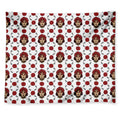 Calavera Girl Skull Pattern Print Tapestry