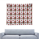 Calavera Girl Skull Pattern Print Tapestry