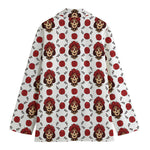 Calavera Girl Skull Pattern Print Women's Blazer