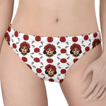 Calavera Girl Skull Pattern Print Women's Thong