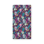 Calaveras Day Of The Dead Pattern Print Baby Crib Sheet
