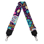 Calaveras Day Of The Dead Pattern Print Bag Strap