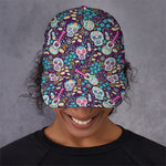 Calaveras Day Of The Dead Pattern Print Baseball Cap