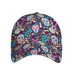 Calaveras Day Of The Dead Pattern Print Baseball Cap