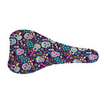 Calaveras Day Of The Dead Pattern Print Bicycle Seat Cover