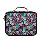 Calaveras Day Of The Dead Pattern Print Briefcase Bible Bag