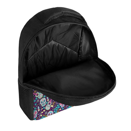 Calaveras Day Of The Dead Pattern Print Casual Backpack