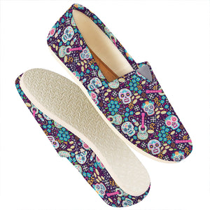 Calaveras Day Of The Dead Pattern Print Casual Shoes