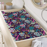 Calaveras Day Of The Dead Pattern Print Changing Pad Cover