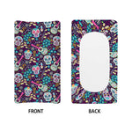 Calaveras Day Of The Dead Pattern Print Changing Pad Cover