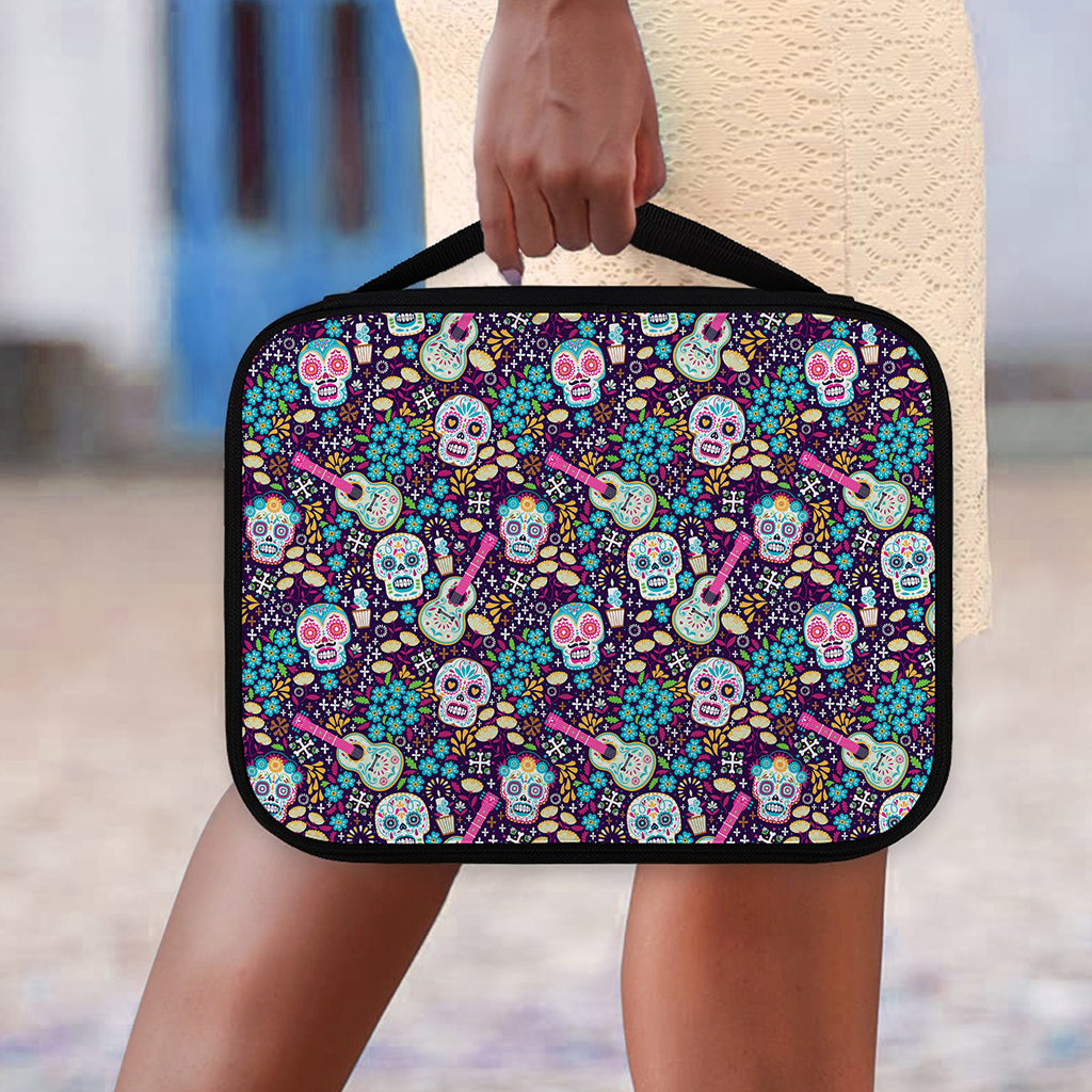 Calaveras Day Of The Dead Pattern Print Classic Bible Case
