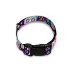 Calaveras Day Of The Dead Pattern Print Dog Collar