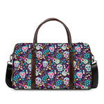 Calaveras Day Of The Dead Pattern Print Duffle Bag
