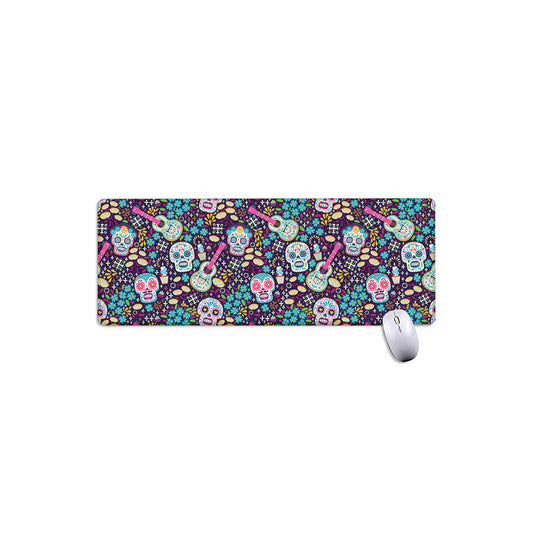 Calaveras Day Of The Dead Pattern Print Extended Mouse Pad