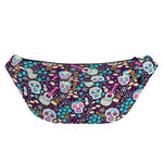 Calaveras Day Of The Dead Pattern Print Fanny Pack