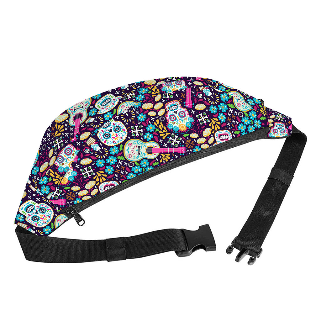 Calaveras Day Of The Dead Pattern Print Fanny Pack