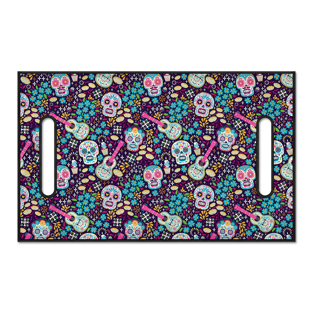 Calaveras Day Of The Dead Pattern Print Golf Cart Seat Cover