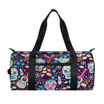 Calaveras Day Of The Dead Pattern Print Gym Bag
