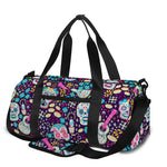 Calaveras Day Of The Dead Pattern Print Gym Bag