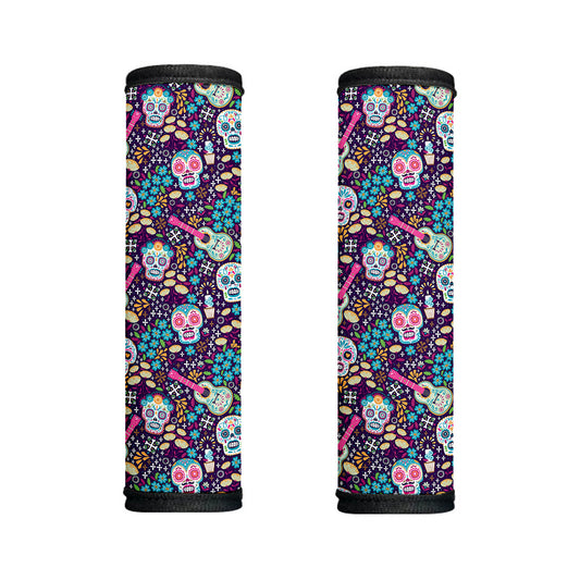 Calaveras Day Of The Dead Pattern Print Handle Covers