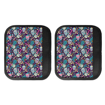 Calaveras Day Of The Dead Pattern Print Handle Covers