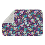 Calaveras Day Of The Dead Pattern Print Indoor Door Mat