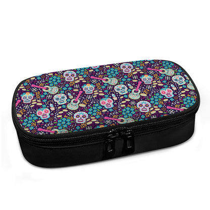 Calaveras Day Of The Dead Pattern Print Insulin Cooler Travel Case