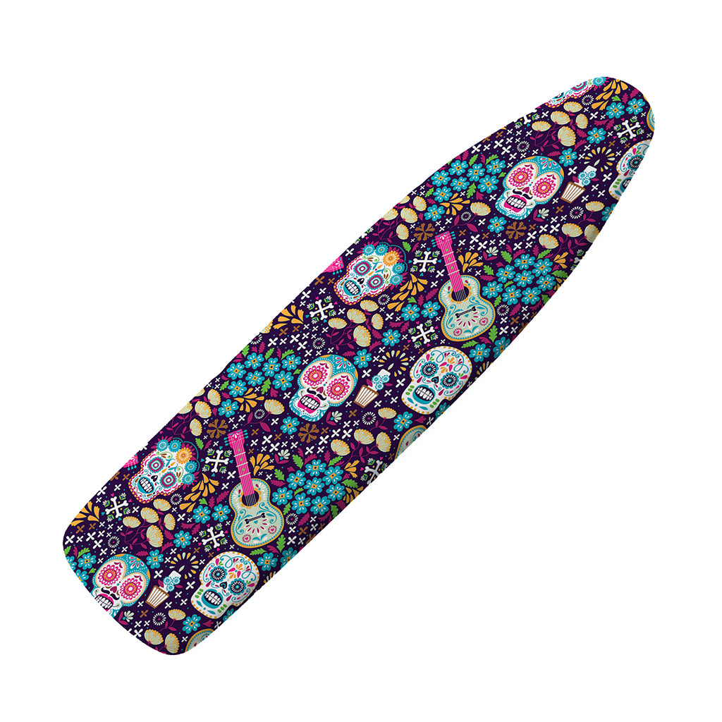 Calaveras Day Of The Dead Pattern Print Ironing Board Cover