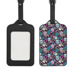 Calaveras Day Of The Dead Pattern Print Luggage Tag