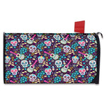 Calaveras Day Of The Dead Pattern Print Mailbox Cover