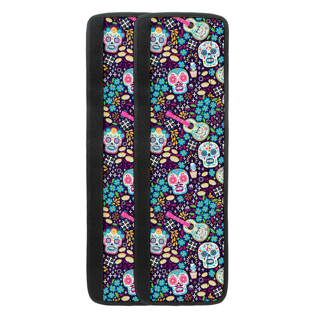 Calaveras Day Of The Dead Pattern Print Refrigerator Handle Covers