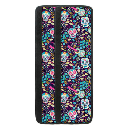 Calaveras Day Of The Dead Pattern Print Refrigerator Handle Covers