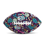 Calaveras Day Of The Dead Pattern Print Rugby Ball