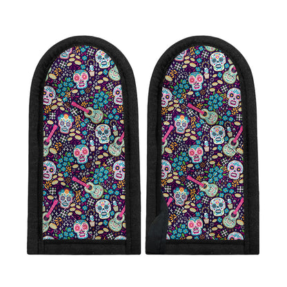 Calaveras Day Of The Dead Pattern Print Skillet Handle Cover