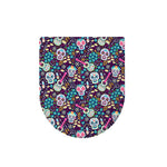 Calaveras Day Of The Dead Pattern Print Toilet Lid Cover