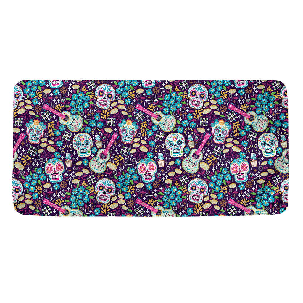 Calaveras Day Of The Dead Pattern Print Towel