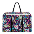 Calaveras Day Of The Dead Pattern Print Utility Tote Bag